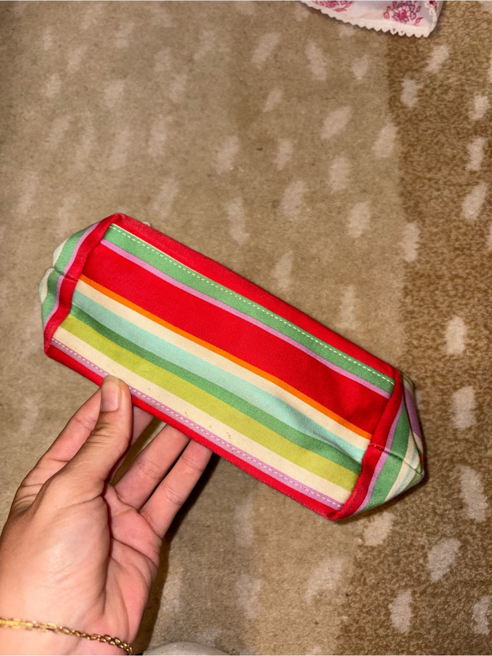 Coach Rainbow Striped Mini Canvas shoulder bag - Picture 5 of 9